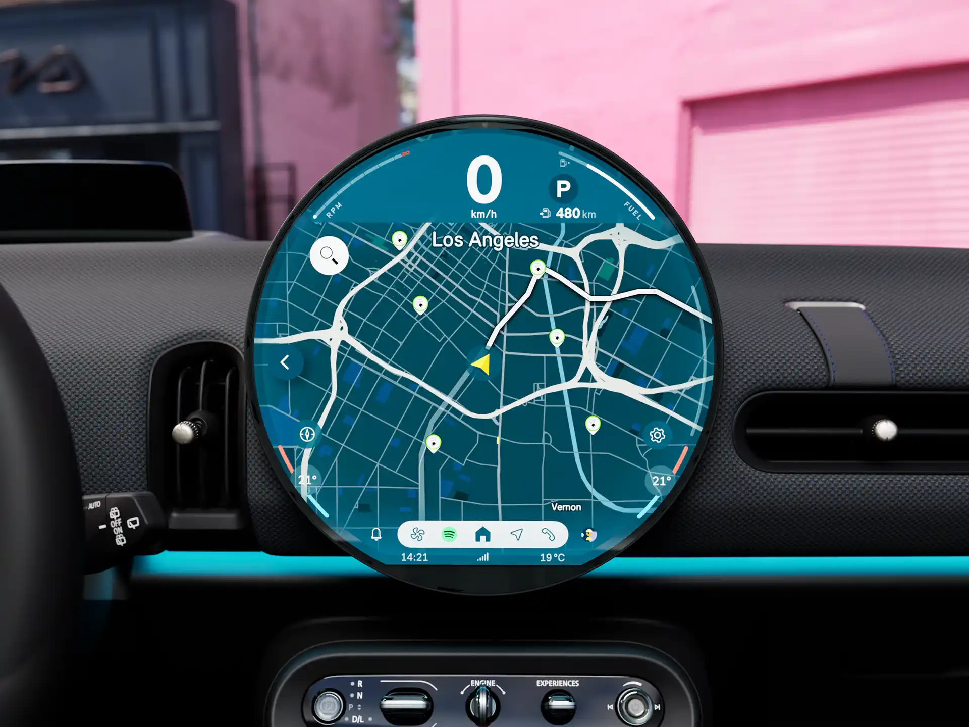 MINI Cooper 3-Door - minimalistic OLED Display 