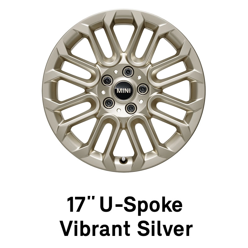 MINI - equipment - 17 inch U-Spoke Vibrant Silver