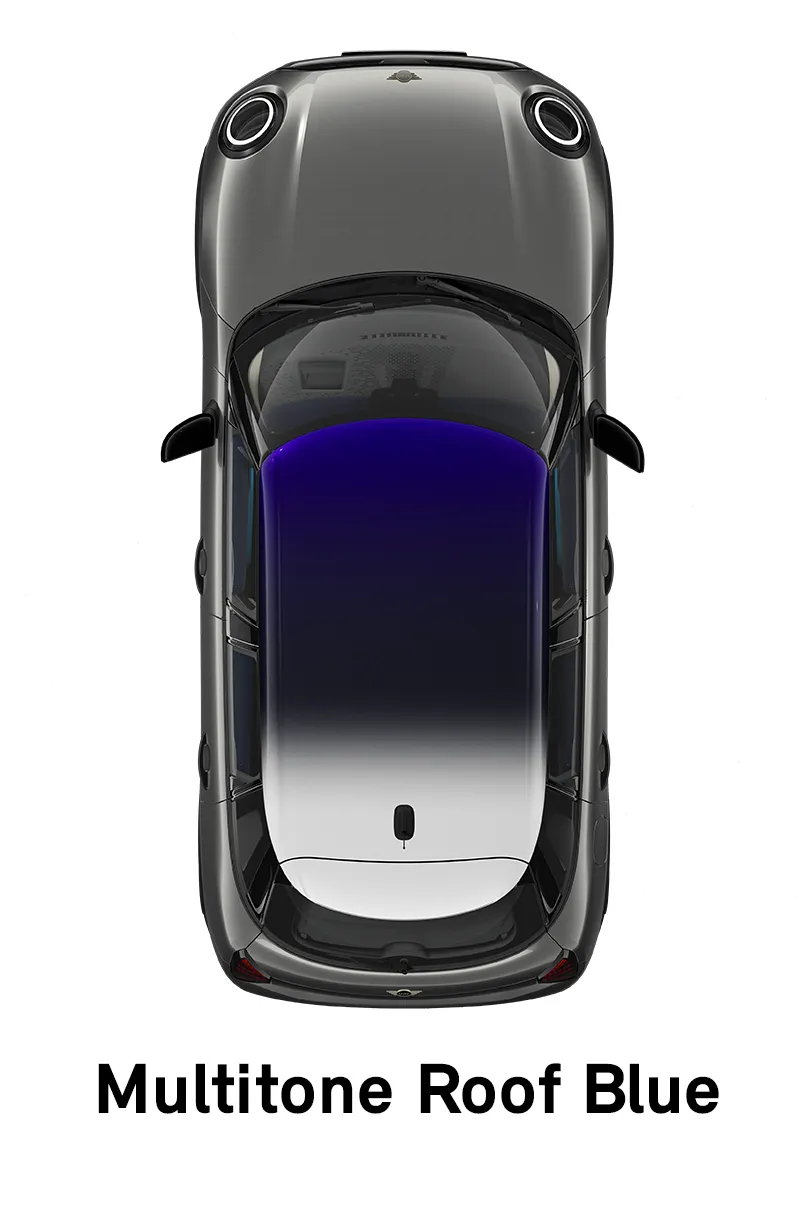  MINI - equipment - classic style roof in multitone blue