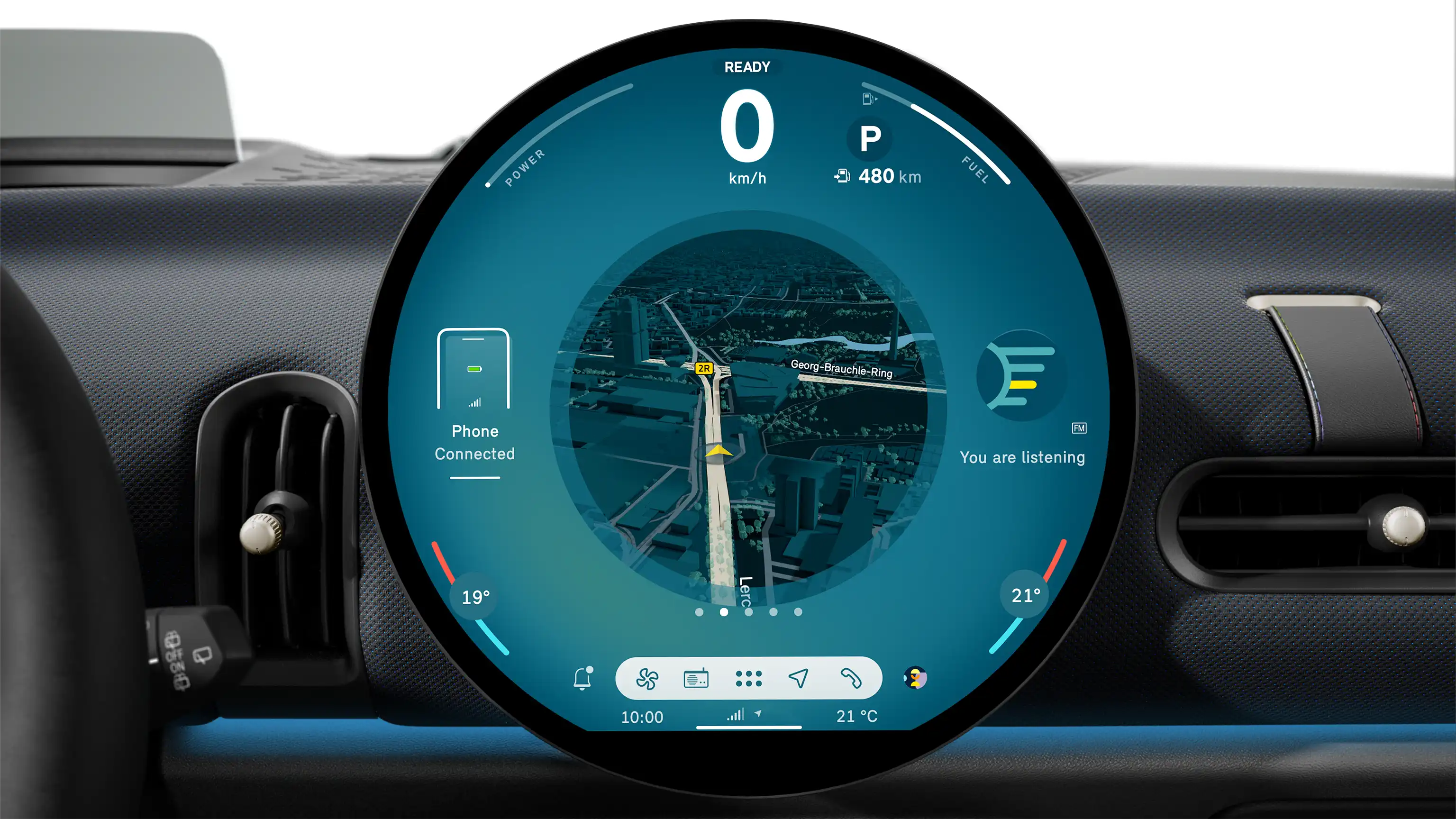 MINI Cooper 5-Door - Round Display