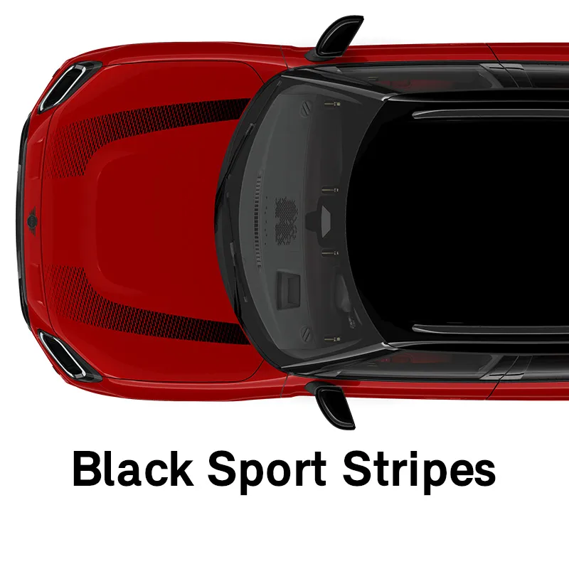  MINI - equipment - jcw style black sport stripes
