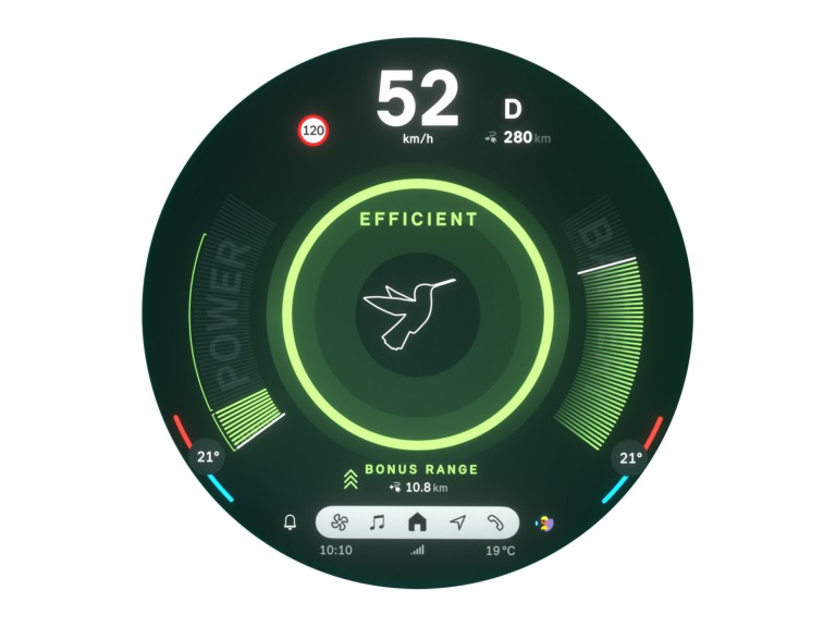 MINI all-electric - driving experience - green mode